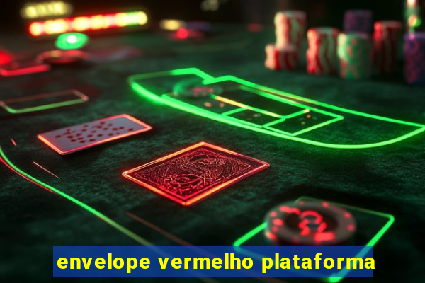 envelope vermelho plataforma